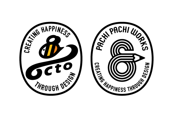 octo & ぱちぱちワークスロゴ